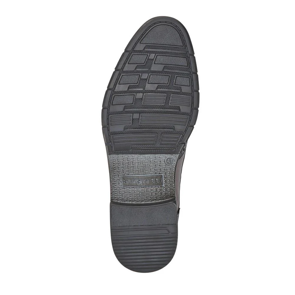Smart Leather Wingtip Shoes - BUG41500 / 326 717 - Navy - Image 5