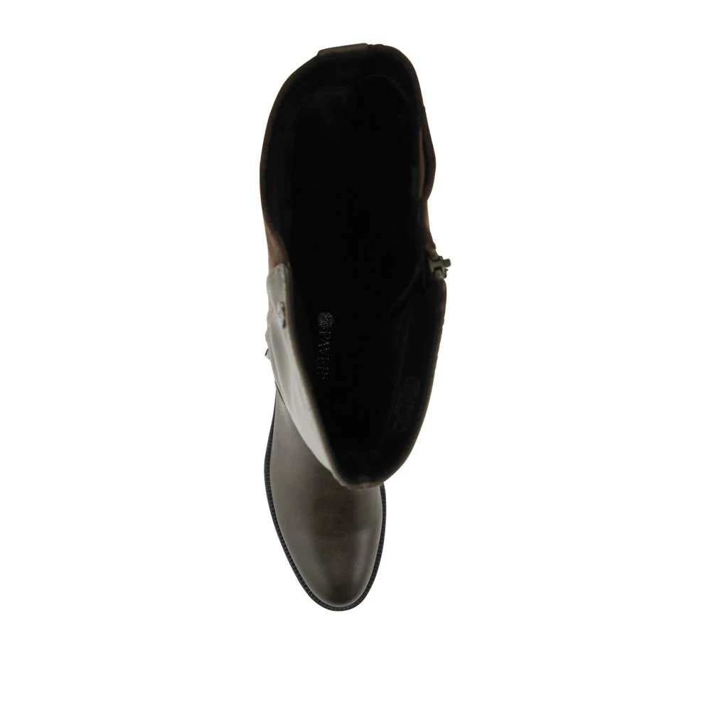 Smart Long Boots With Standard Calf Fitting - WOIL42045 / 328 284 - Khaki - Image 4