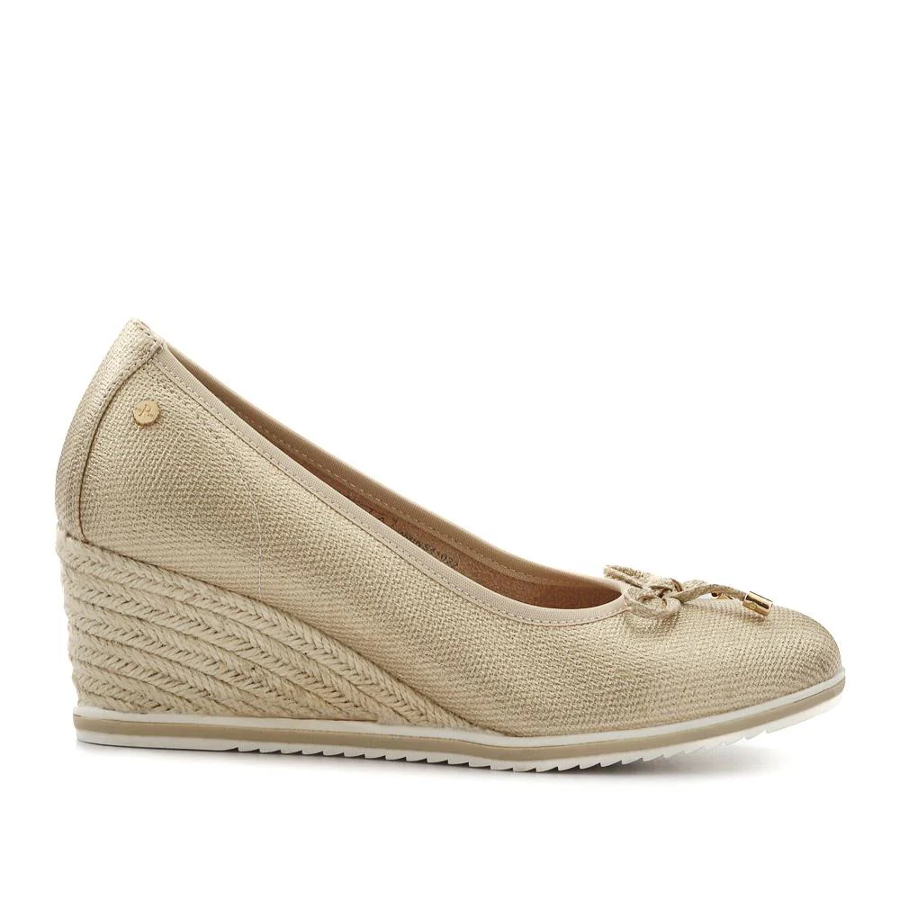Smart Memory Foam Espadrilles - WBINS41022 / 327 180 - Soft Gold - Image 2