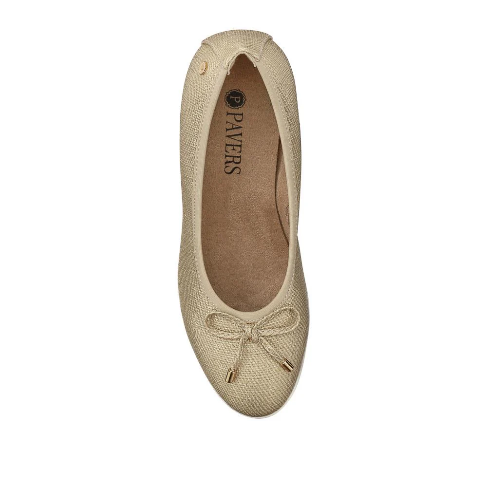 Smart Memory Foam Espadrilles - WBINS41022 / 327 180 - Soft Gold - Image 4