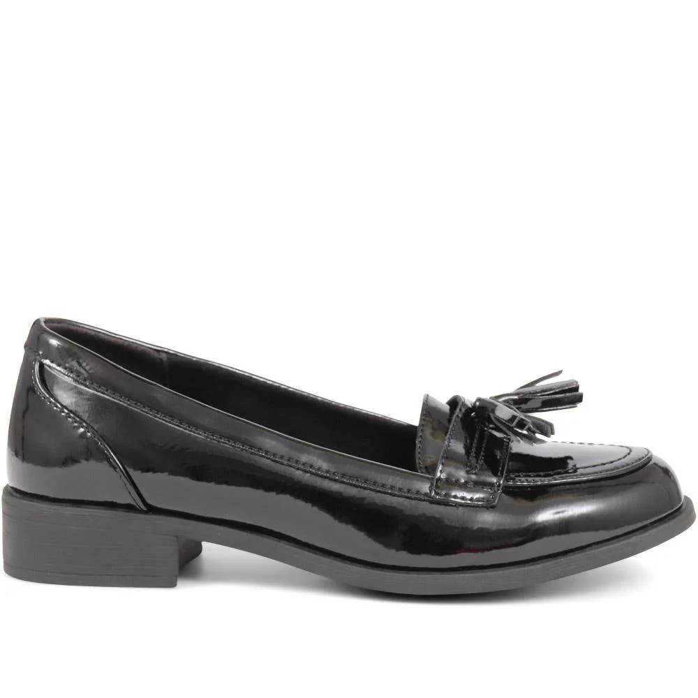 Smart Patent Loafers - WBINS38059 / 324 263 - Black Patent - Image 2