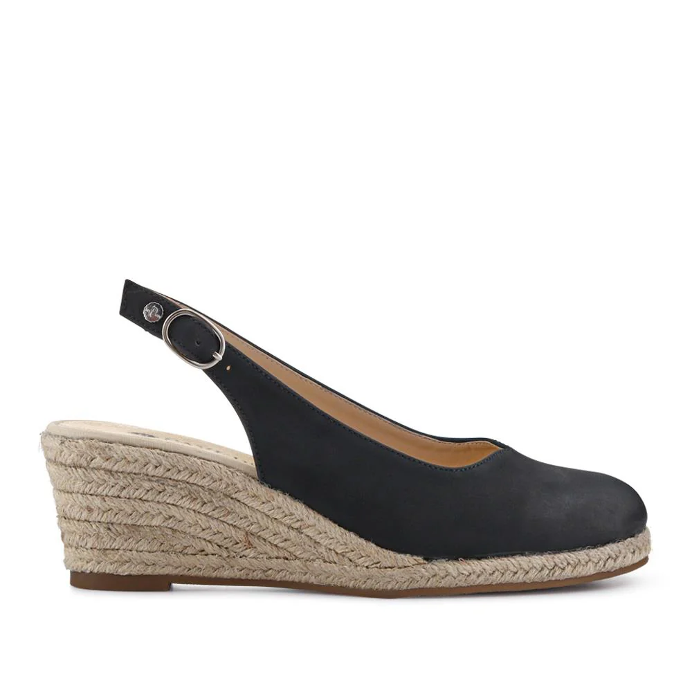 Smart Slingback Espadrilles - WBINS41021 / 327 179 - Black - Image 2