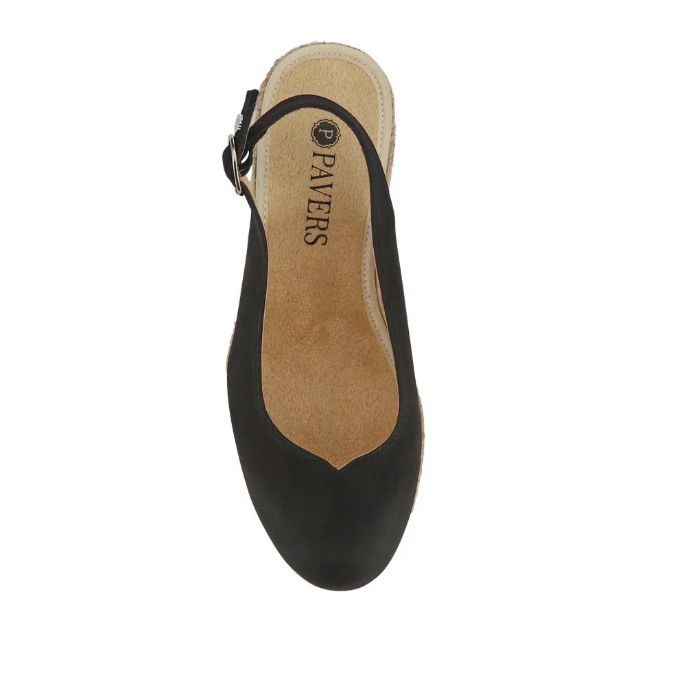Smart Slingback Espadrilles - WBINS41021 / 327 179 - Black - Image 4