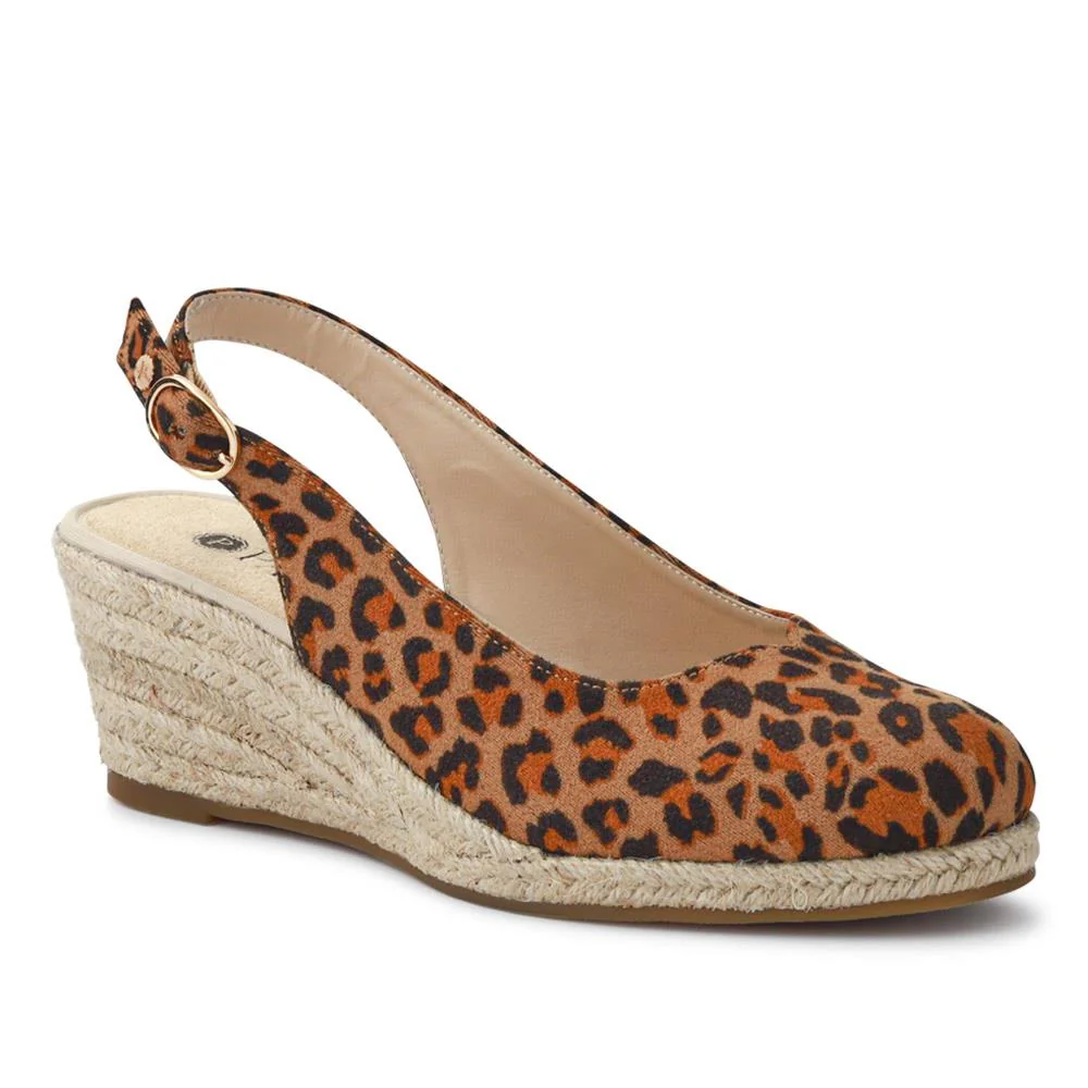 Smart Slingback Espadrilles - WBINS41021 / 327 179 - Leopard