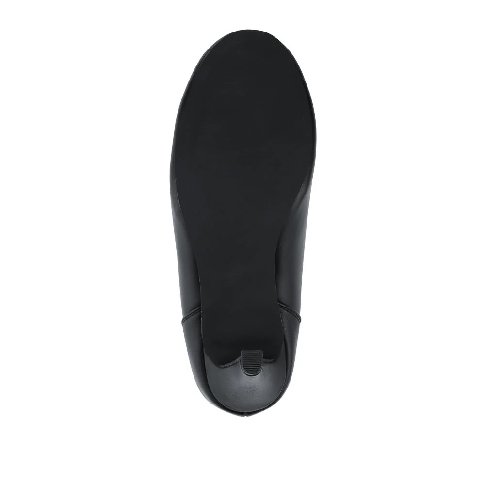 Smart Stiletto Heel Slip On Ankle Boots - WBINS42108 / 328 634 - Black - Image 5