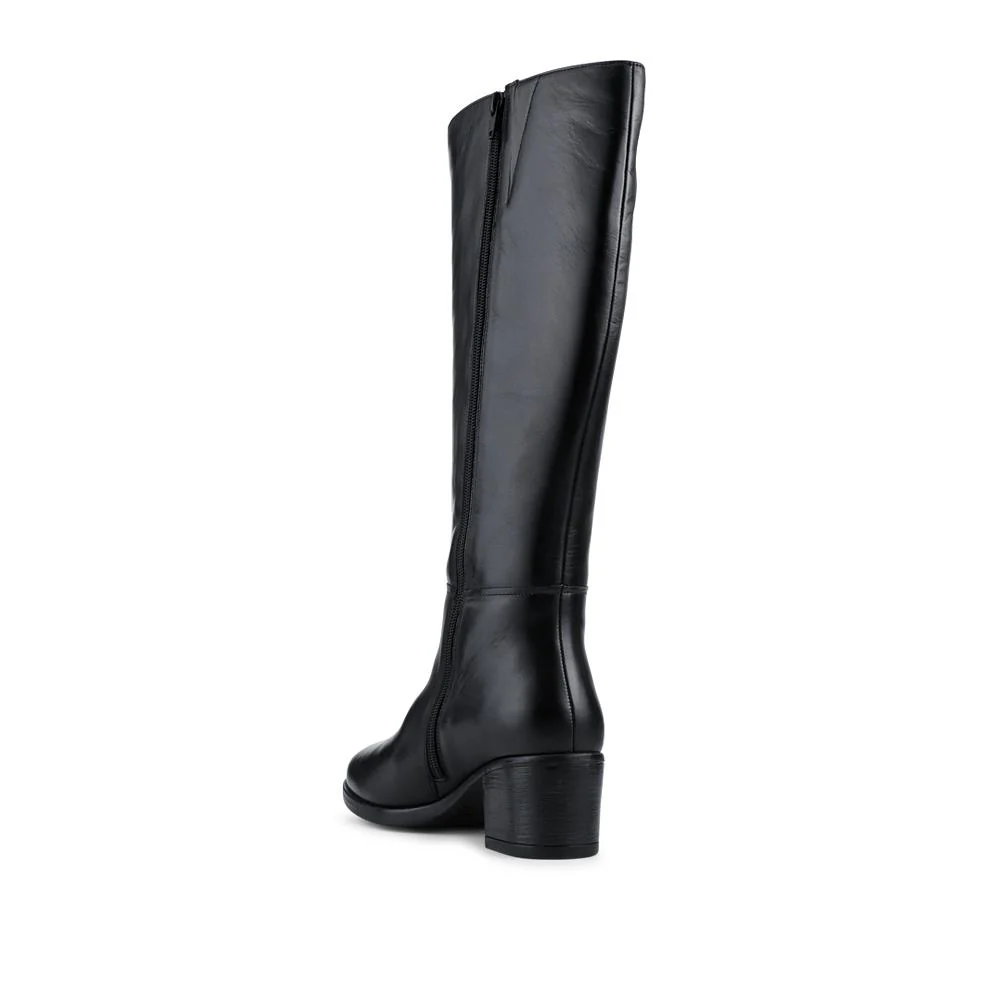 Smart Wide Fit Long Boots - PRFEM42006 / 328 093 - Black - Image 3