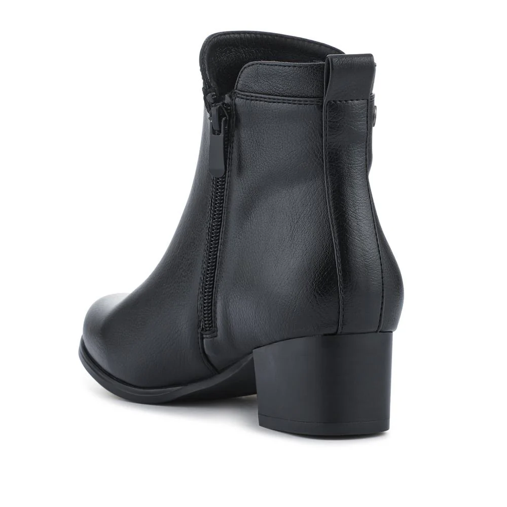 Smart Zip-Fastening Boots - WK42006 / 327 939 - Black - Image 3