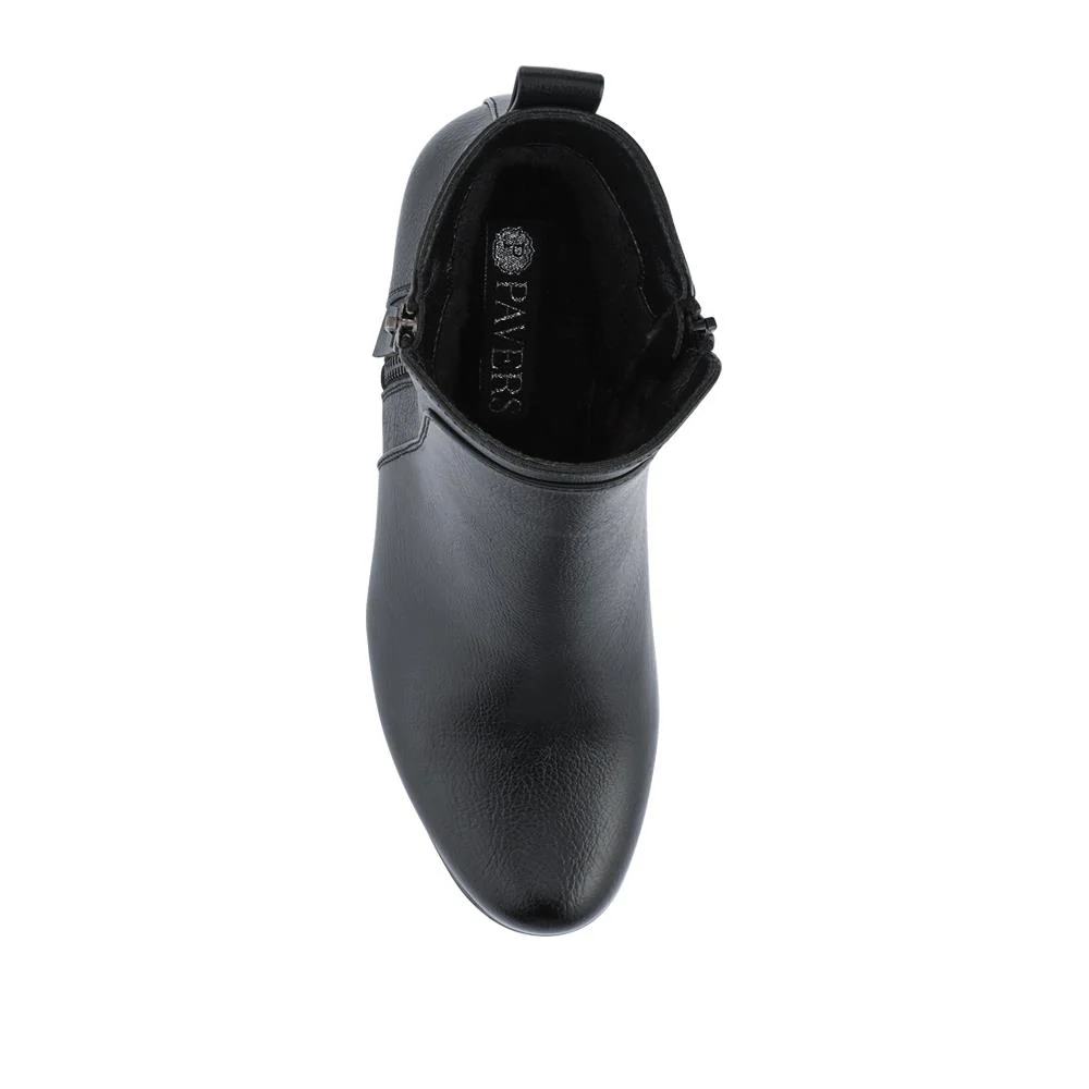 Smart Zip-Fastening Boots - WK42006 / 327 939 - Black - Image 4