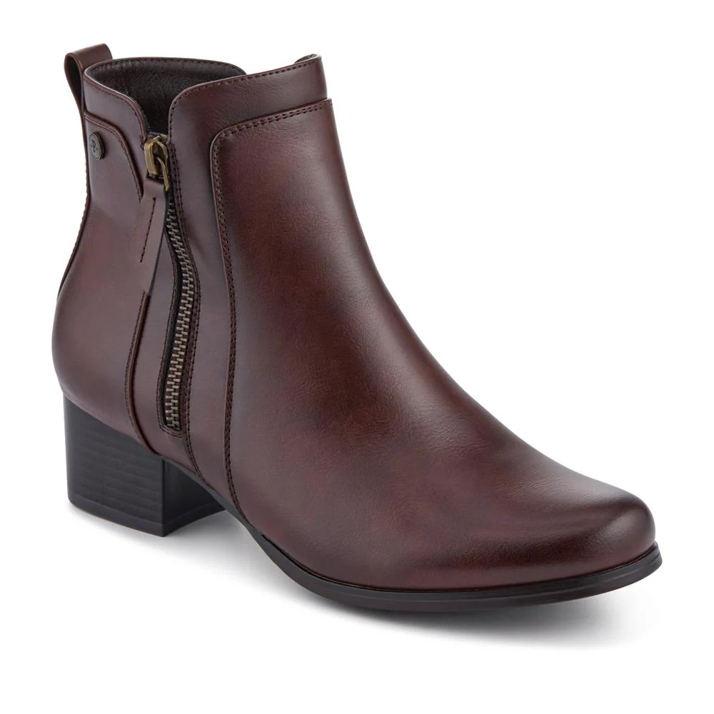 Smart Zip-Fastening Boots - WK42006 / 327 939 - Brown