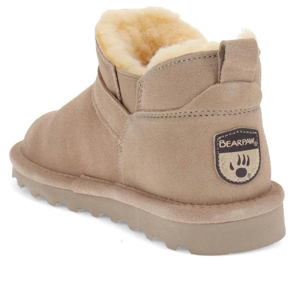 Soft Buckle-Detailed Ankle Boots - EDNB40030 / 326 895 - Beige - Image 3