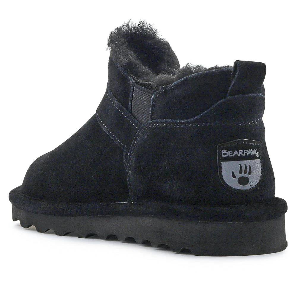 Soft Buckle-Detailed Ankle Boots - EDNB40030 / 326 895 - Black - Image 3