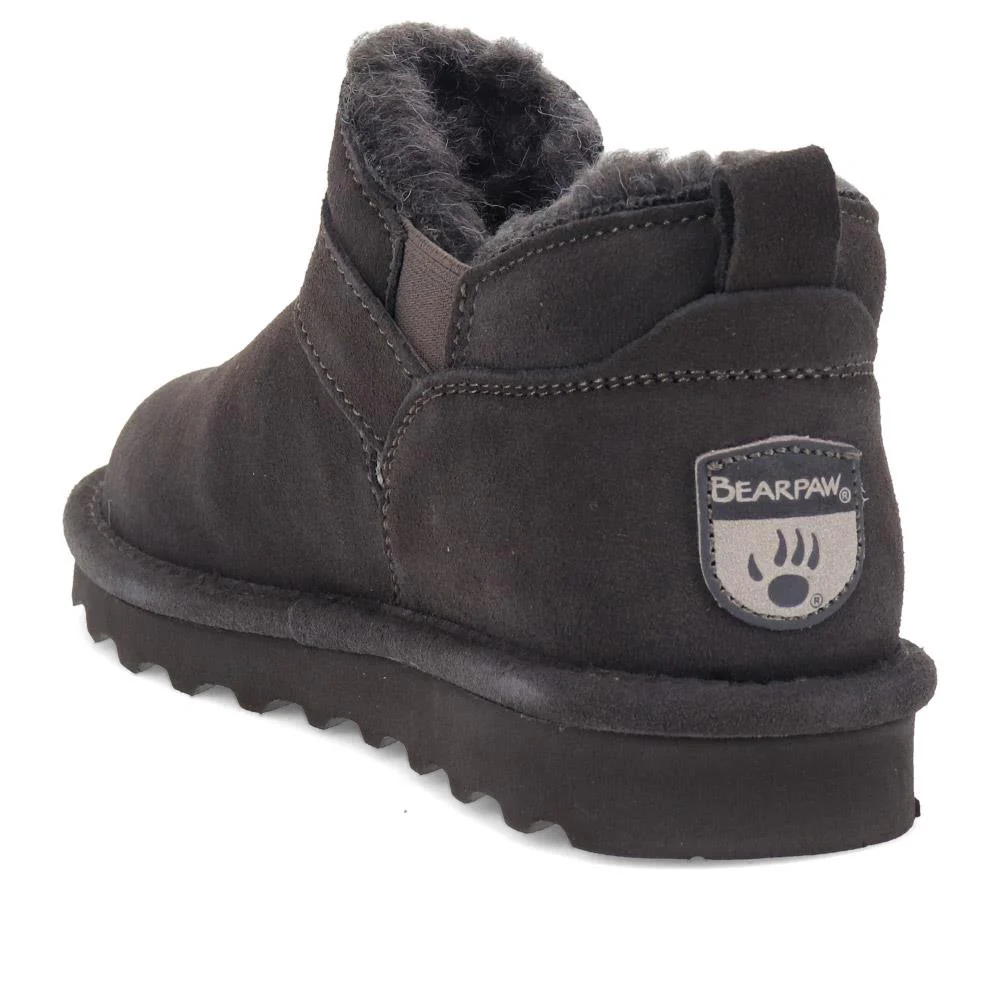 Soft Buckle-Detailed Ankle Boots - EDNB40030 / 326 895 - Grey - Image 3