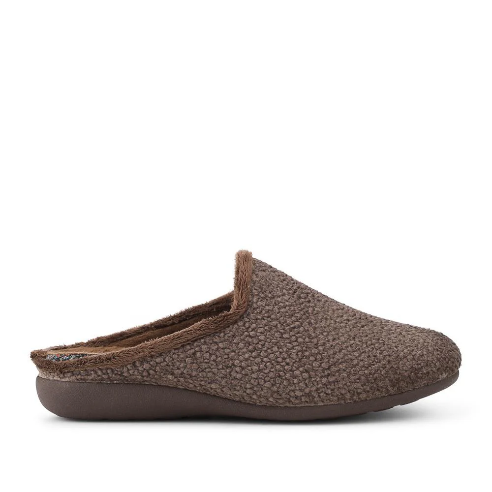 Soft Cushioning Mule Slippers With Grip Sole - BONAD42002 / 328 236 - Brown - Image 2