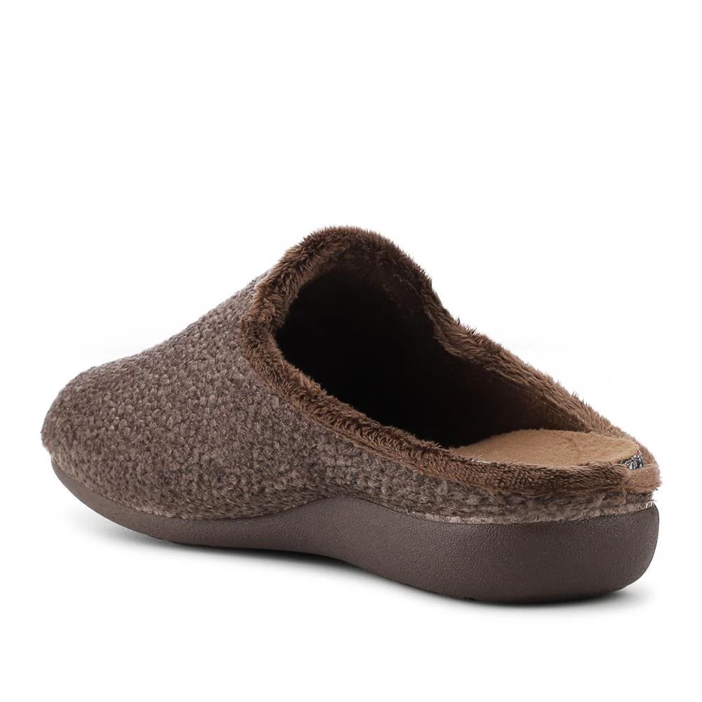Soft Cushioning Mule Slippers With Grip Sole - BONAD42002 / 328 236 - Brown - Image 3