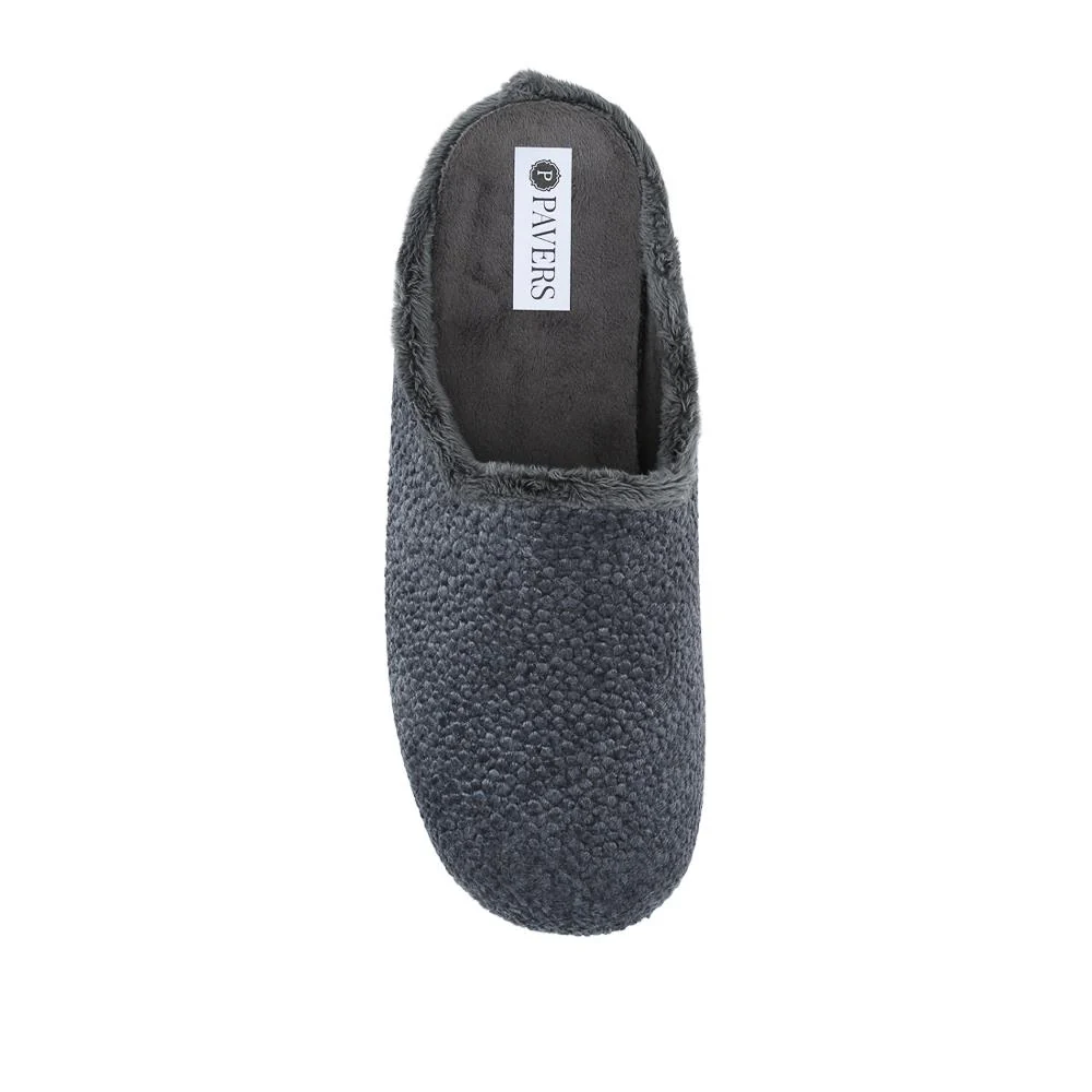 Soft Cushioning Mule Slippers With Grip Sole - BONAD42002 / 328 236 - Grey - Image 4