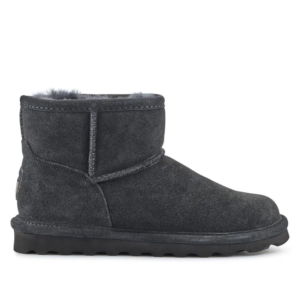 Soft, Faux-Fur-Lined Ankle Boots - EDNB40036 / 326 897 - Grey - Image 2