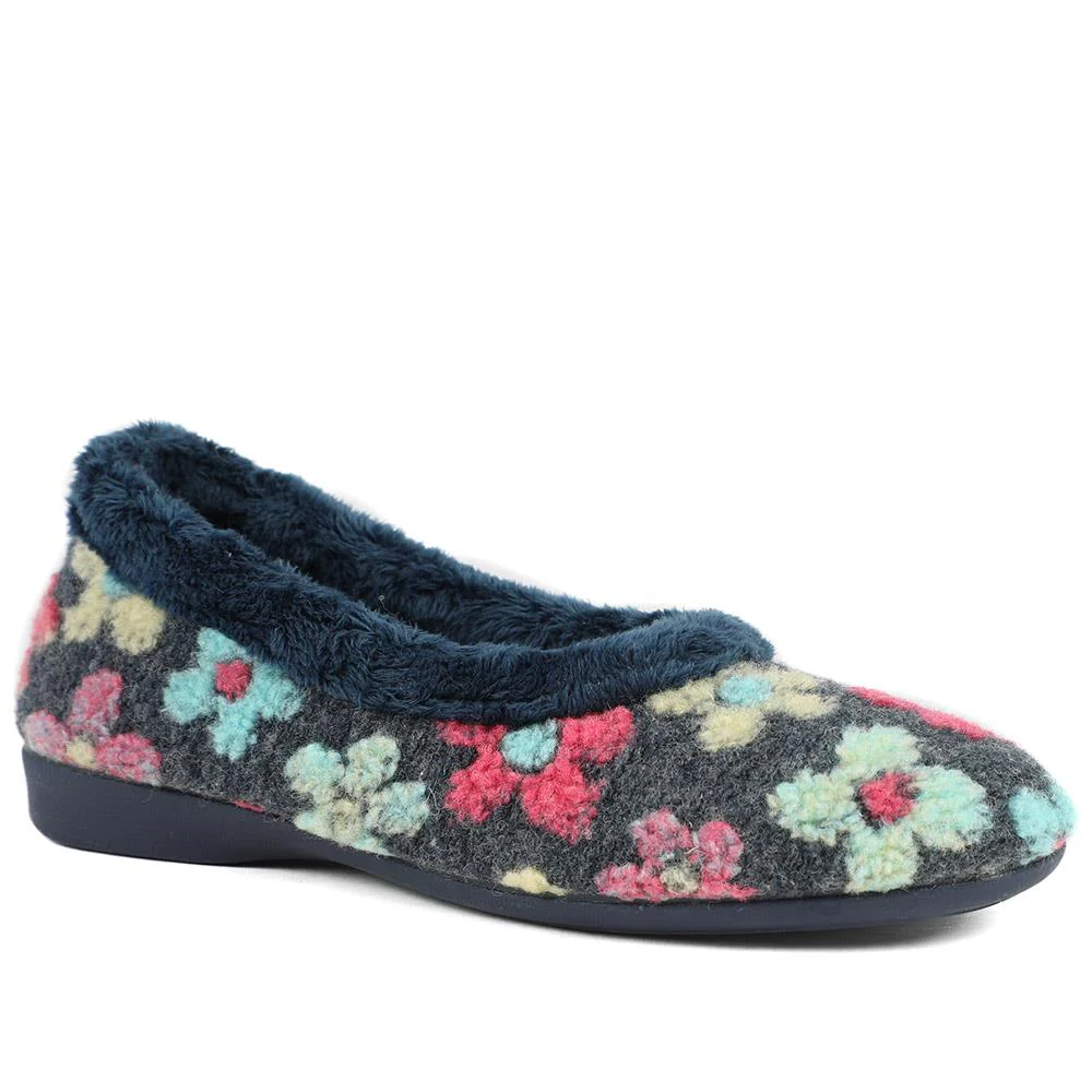 Soft Floral Full Slippers - FEVI43001 / 329 503 - Image 4