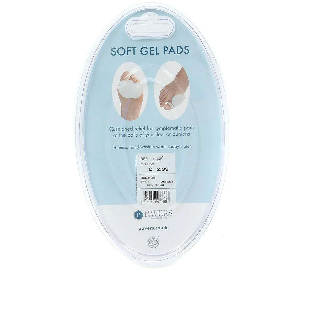 Soft Gel Pads - RUN34003 / 321 284 - White - Image 2