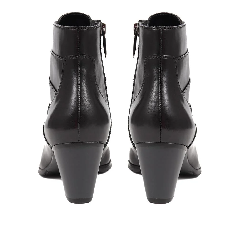 Sonia Heeled Boots - SINO38501 / 324 525 - Black - Image 3