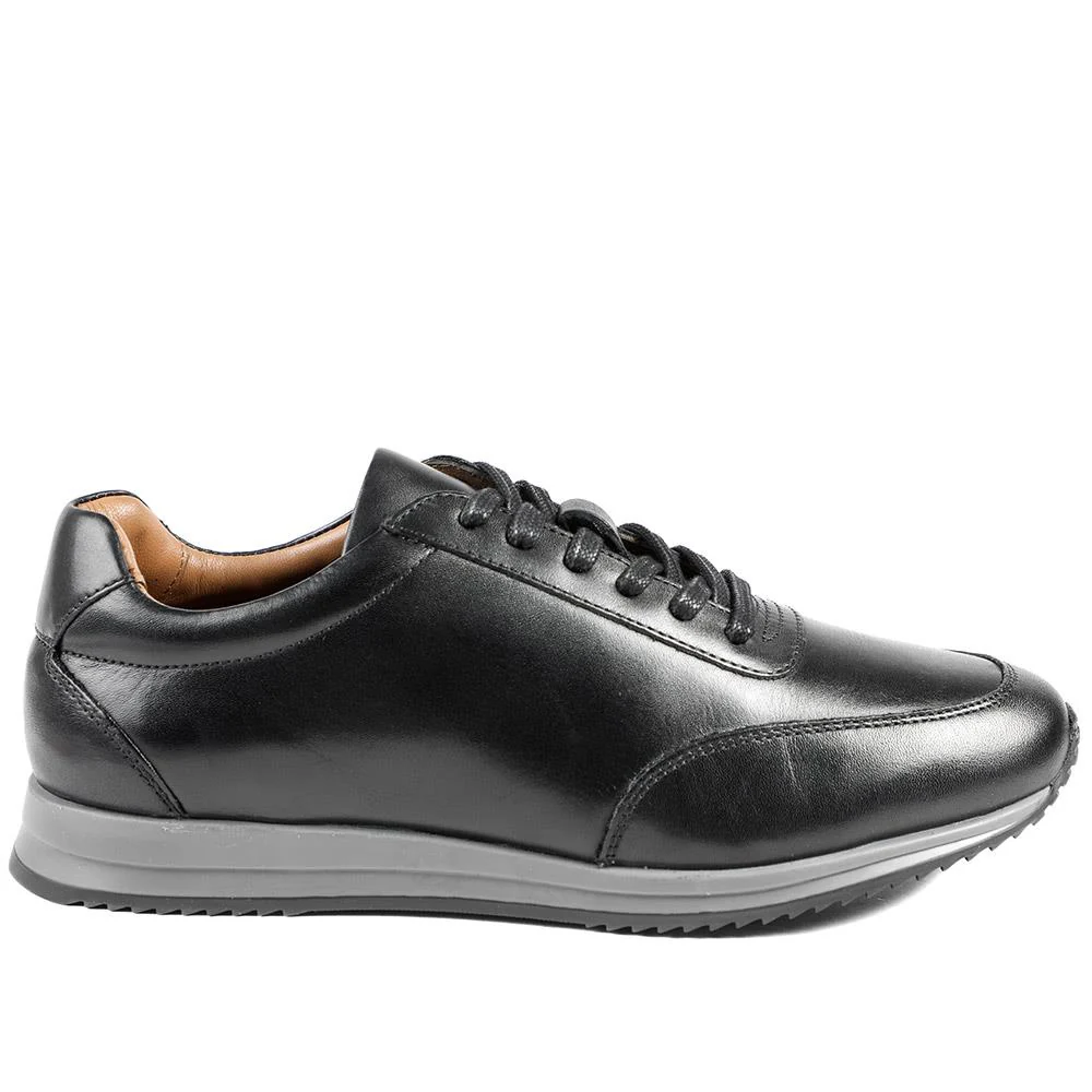 Southend2 Leather Trainers - SOUTHEND2 / 325 111 - Black - Image 2