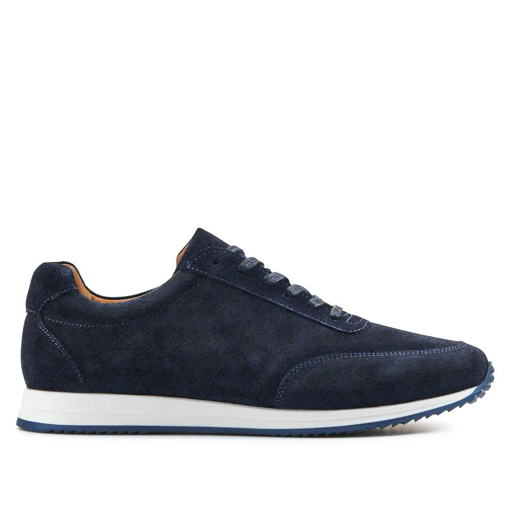 Southend2 Leather Trainers - SOUTHEND2 / 325 111 - Navy Suede - Image 2