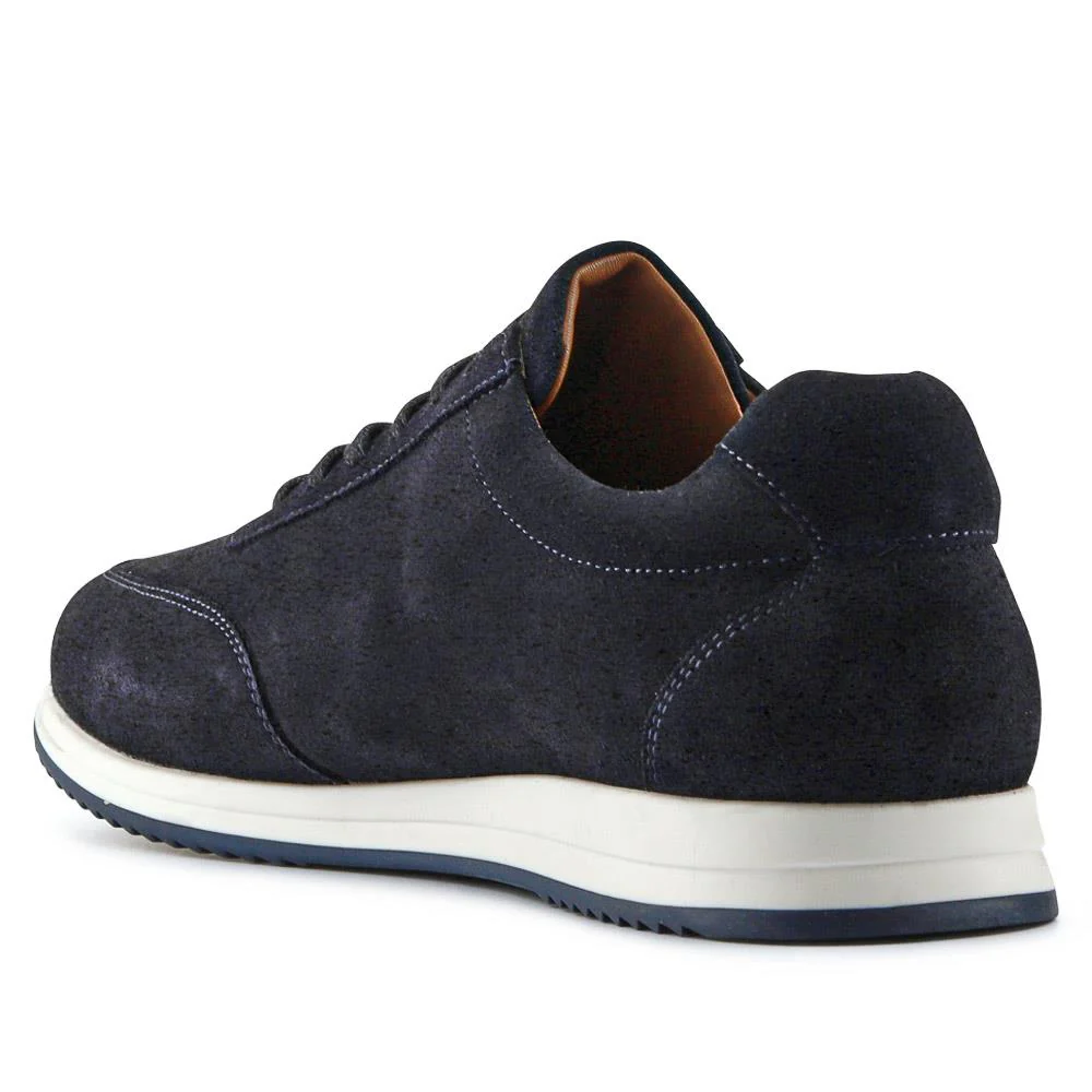 Southend2 Leather Trainers - SOUTHEND2 / 325 111 - Navy Suede - Image 3