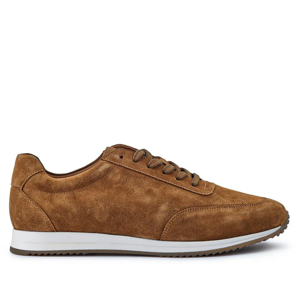 Southend2 Leather Trainers - SOUTHEND2 / 325 111 - Tan Suede - Image 2
