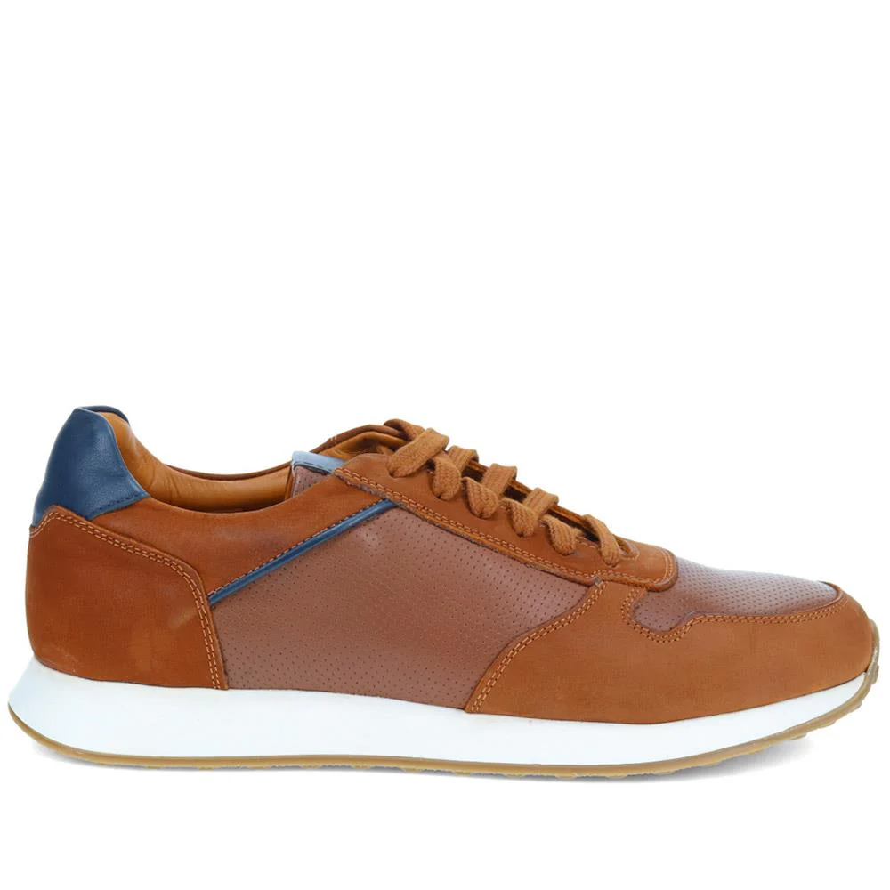 Southsea Lace-Up Trainers - SOUTHSEA / 326 325 - Tan - Image 2