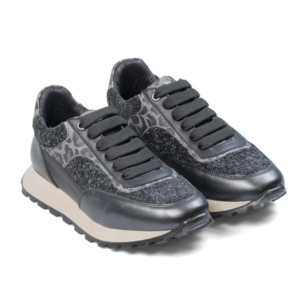 Sport Lux - SAVANNA - Savanna / null - Black Suede Combi