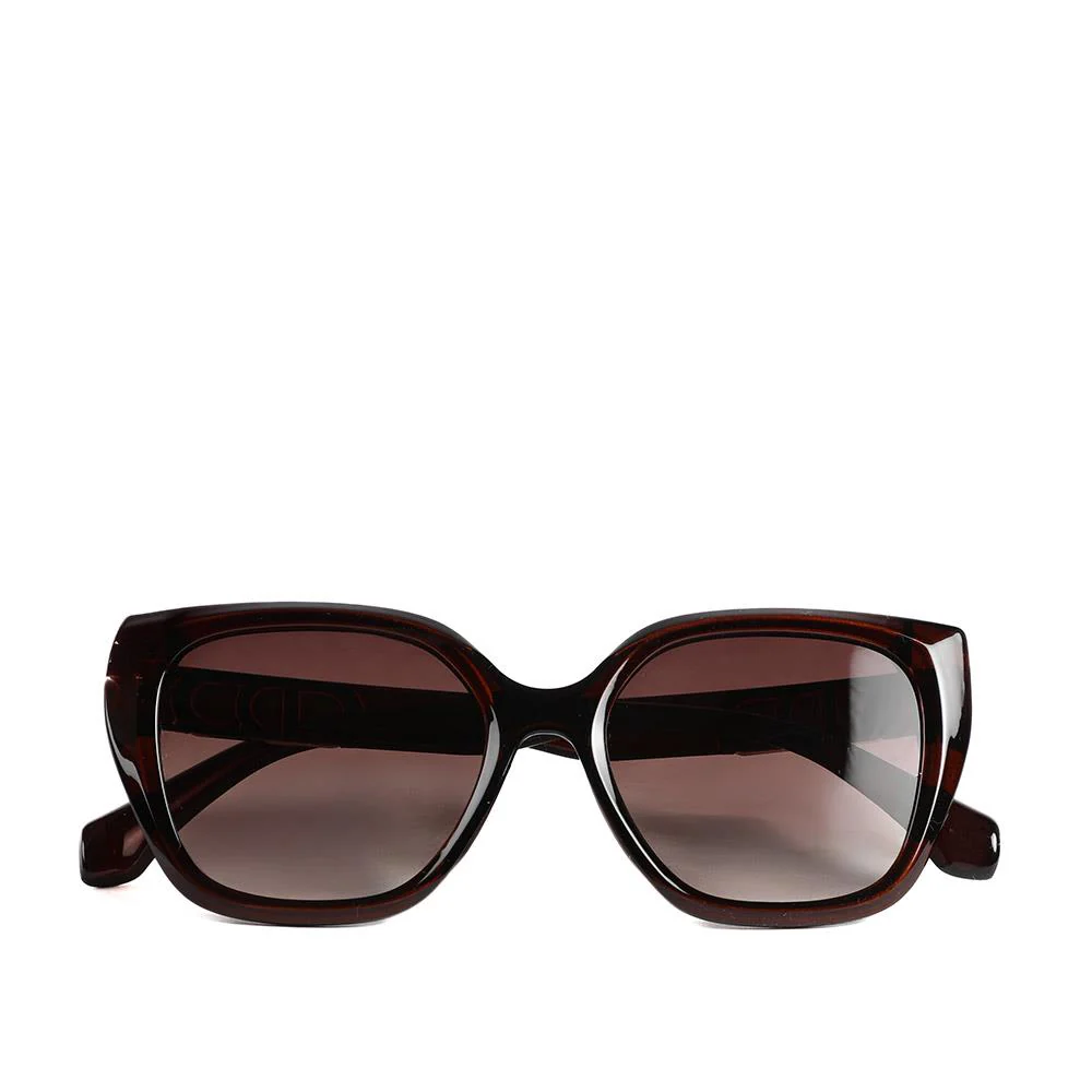 Square Frame Sunglasses with Gold Detail - RICH43000 / 329 022 - Brown - Image 3