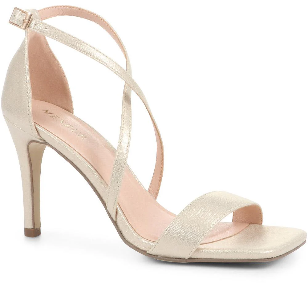 Square Toe Stilettos - MENBU36501 / 322 714 - Gold