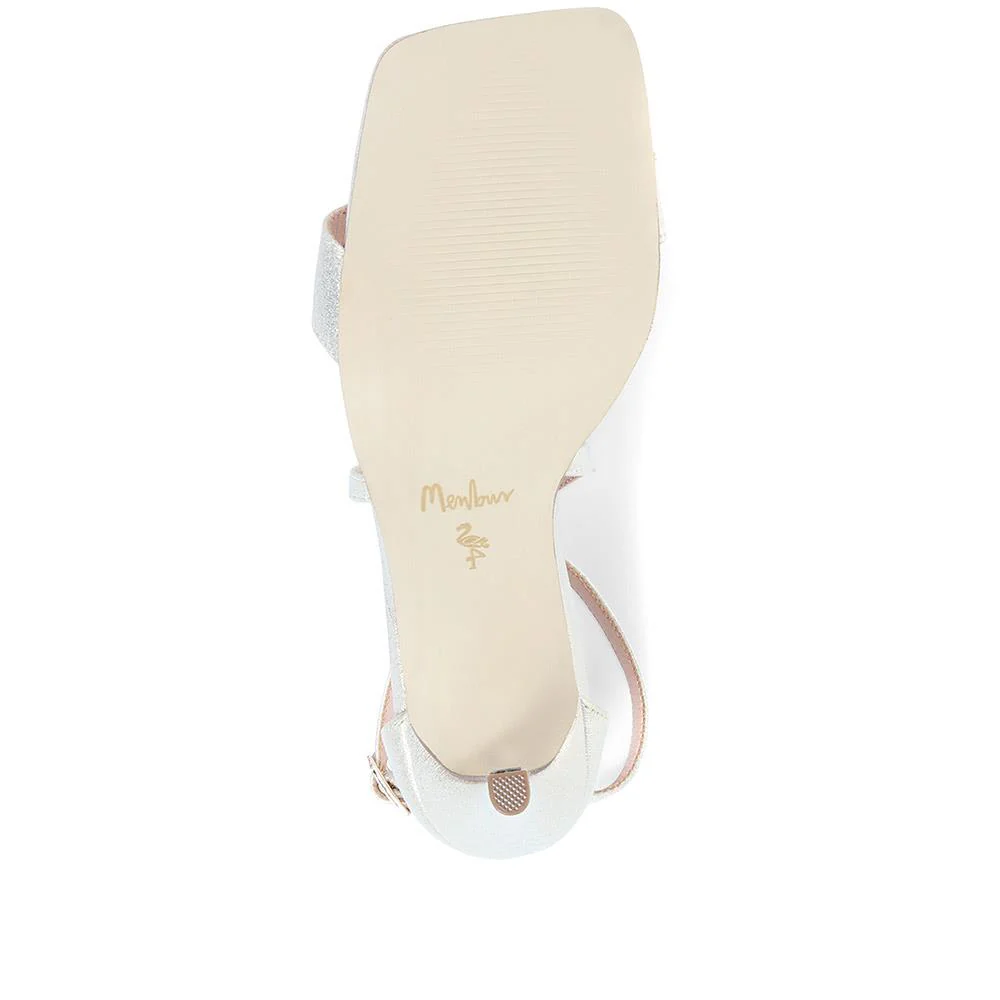 Square Toe Stilettos - MENBU36501 / 322 714 - Gold - Image 5