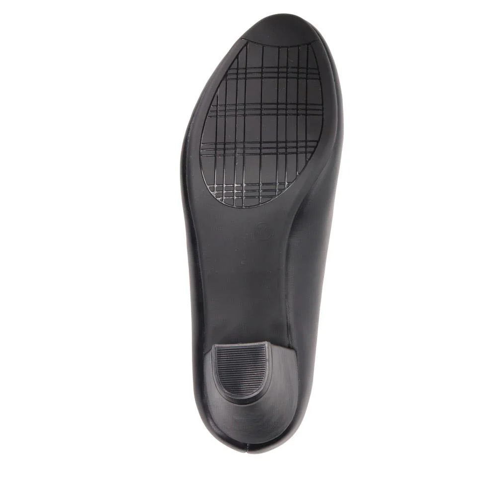 Stacked-Heel Court Shoes - WK40003 / 326 148 - Black - Image 4