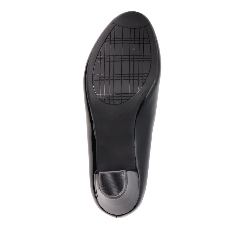 Stacked-Heel Court Shoes - WK40003 / 326 148 - Black Patent - Image 5