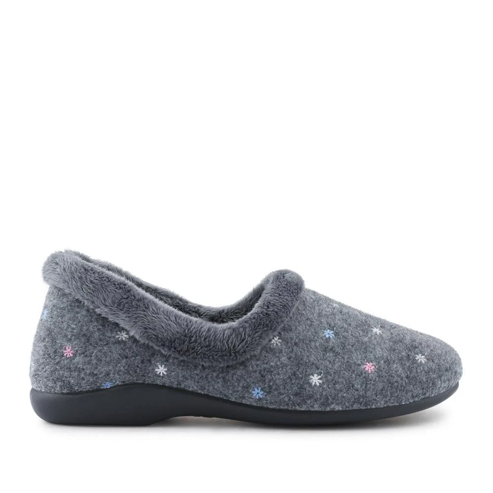Star Pattern Full Slippers - KOY42000 / 328 259 - Grey - Image 2