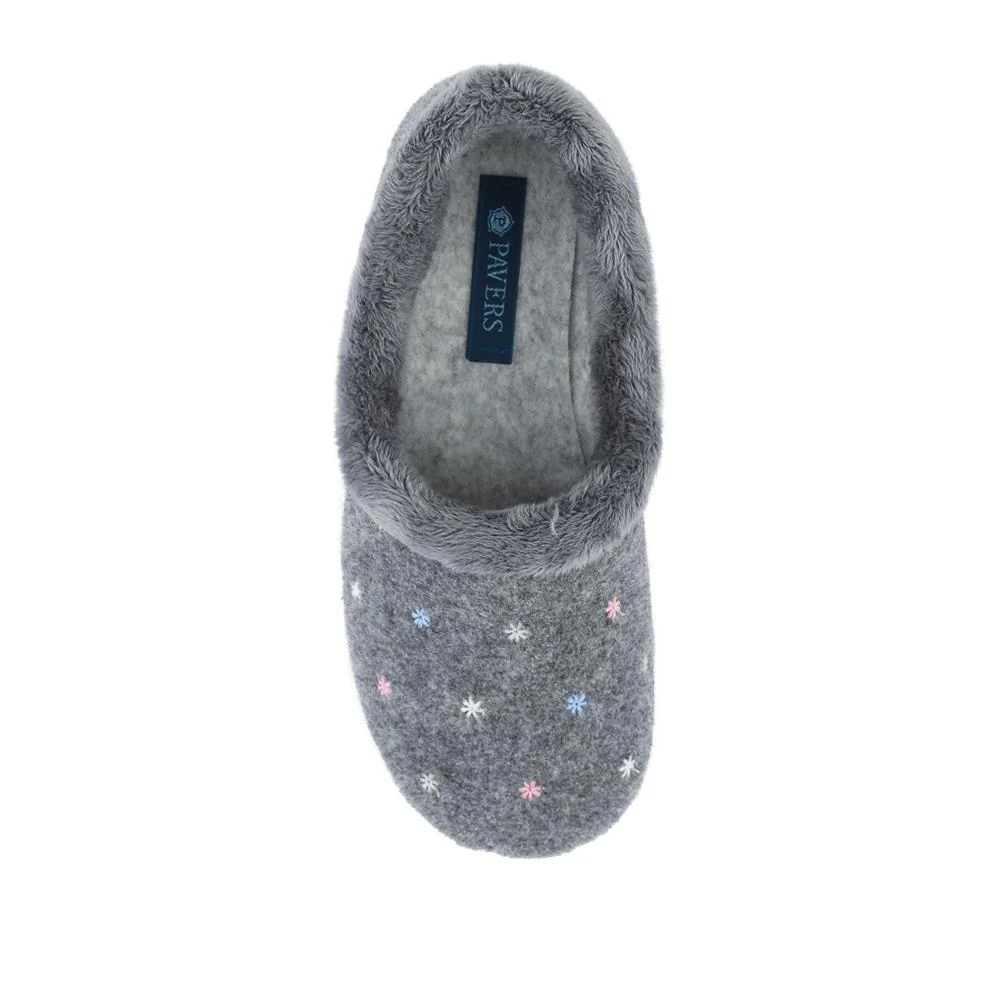 Star Pattern Full Slippers - KOY42000 / 328 259 - Grey - Image 4
