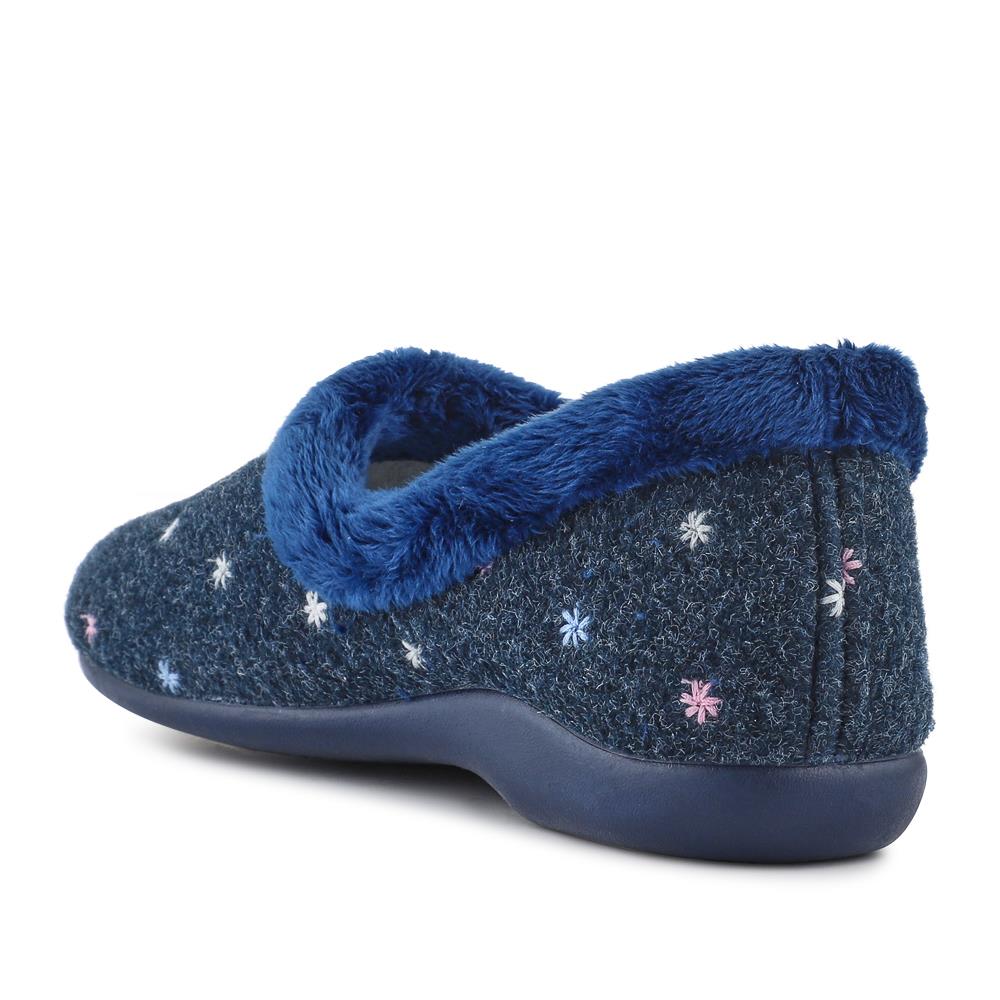 Star Pattern Full Slippers - KOY42000 / 328 259 - Navy - Image 3