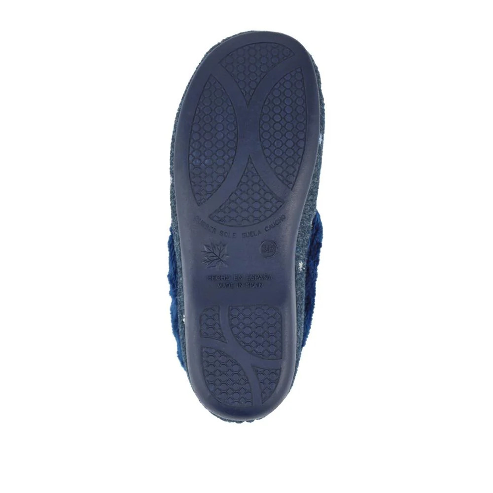 Star Pattern Full Slippers - KOY42000 / 328 259 - Navy - Image 6