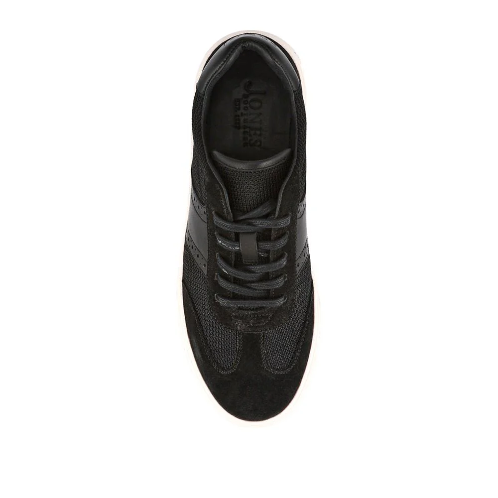 Stephan Lace-Up Leather Trainers - STEPHAN / 328 076 - Black Suede - Image 4