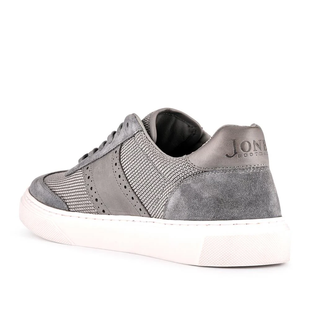 Stephan Lace-Up Leather Trainers - STEPHAN / 328 076 - Grey Suede - Image 3