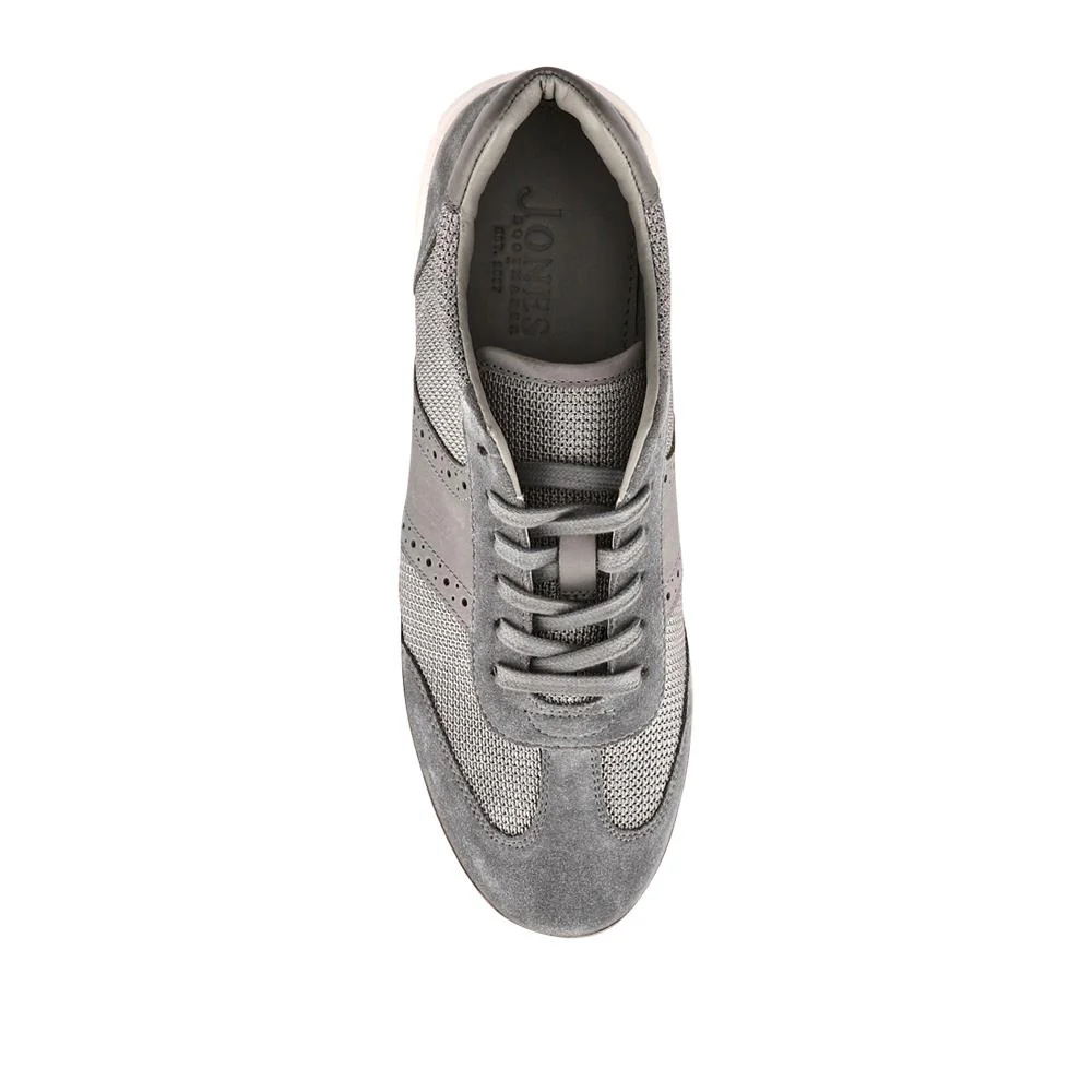 Stephan Lace-Up Leather Trainers - STEPHAN / 328 076 - Grey Suede - Image 4