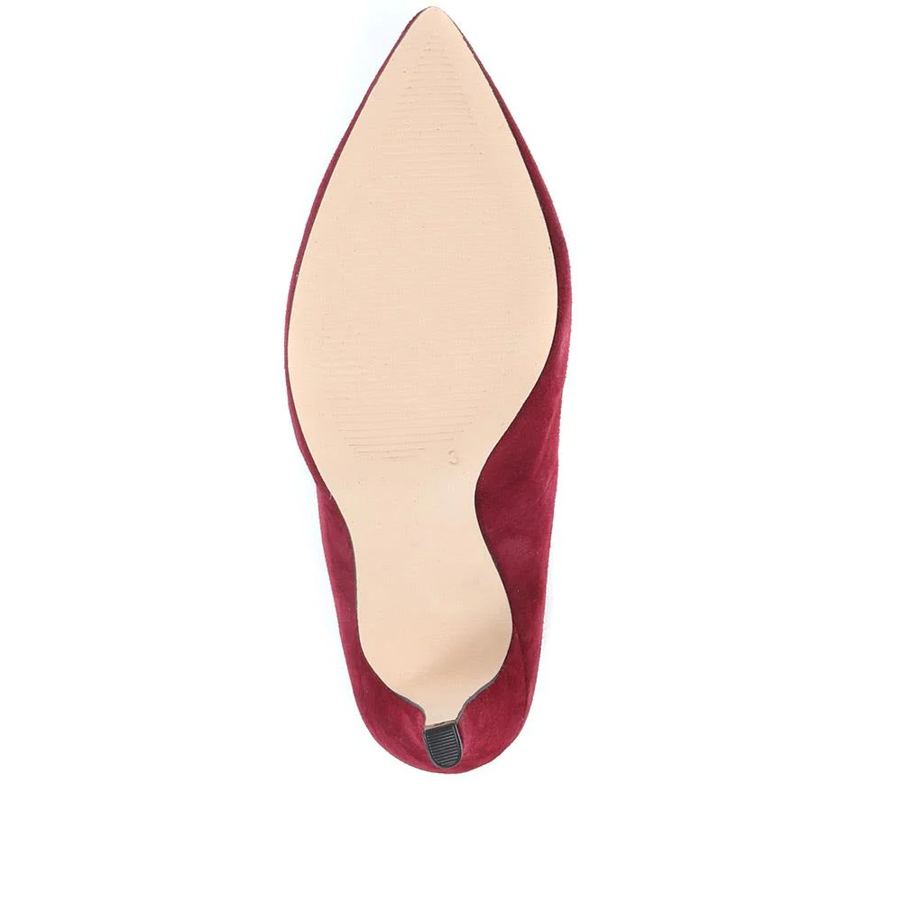 Stiletto Court Shoes - CAPRI36500 / 322 509 - Burgundy - Image 5
