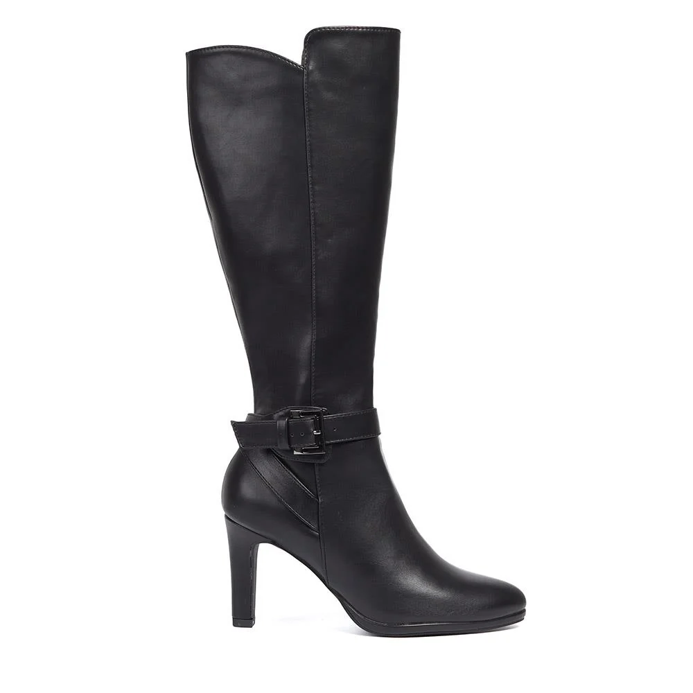 Stiletto Long Boots - PLAN40001 / 326 342 - Black - Image 2