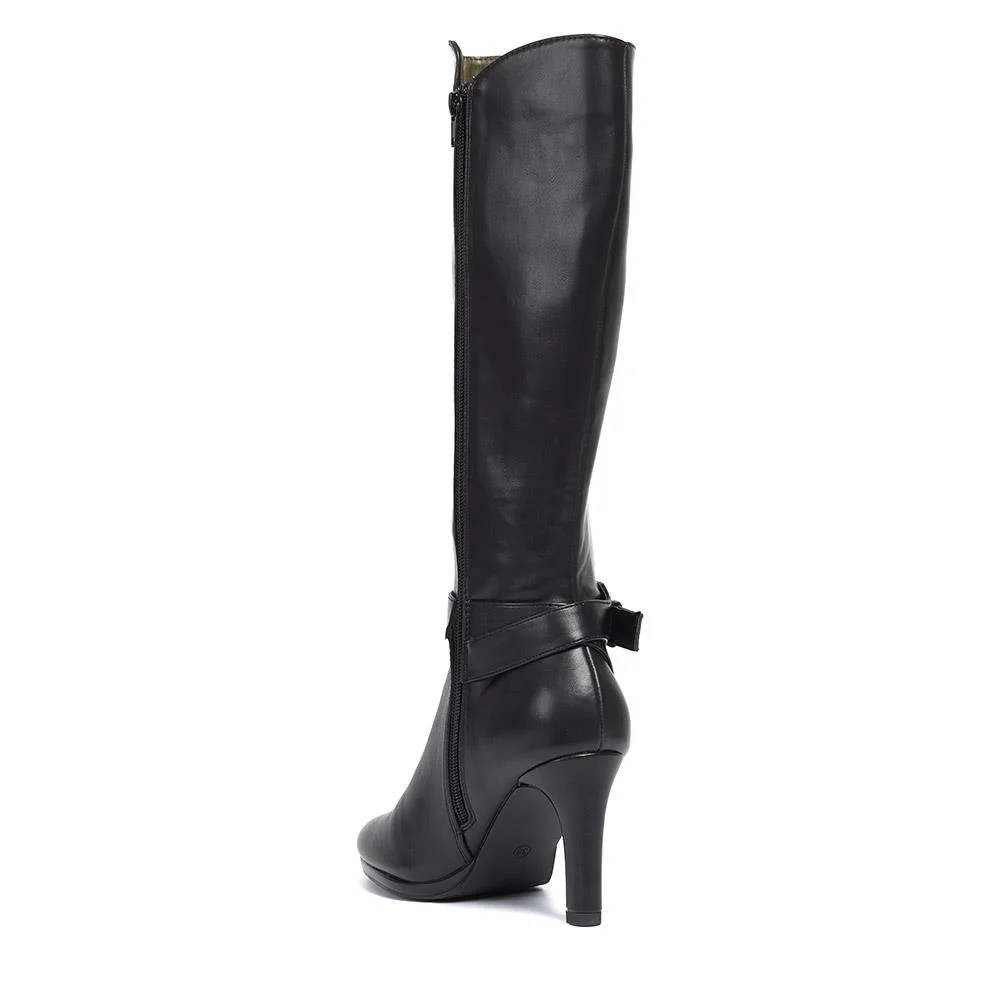 Stiletto Long Boots - PLAN40001 / 326 342 - Black - Image 3