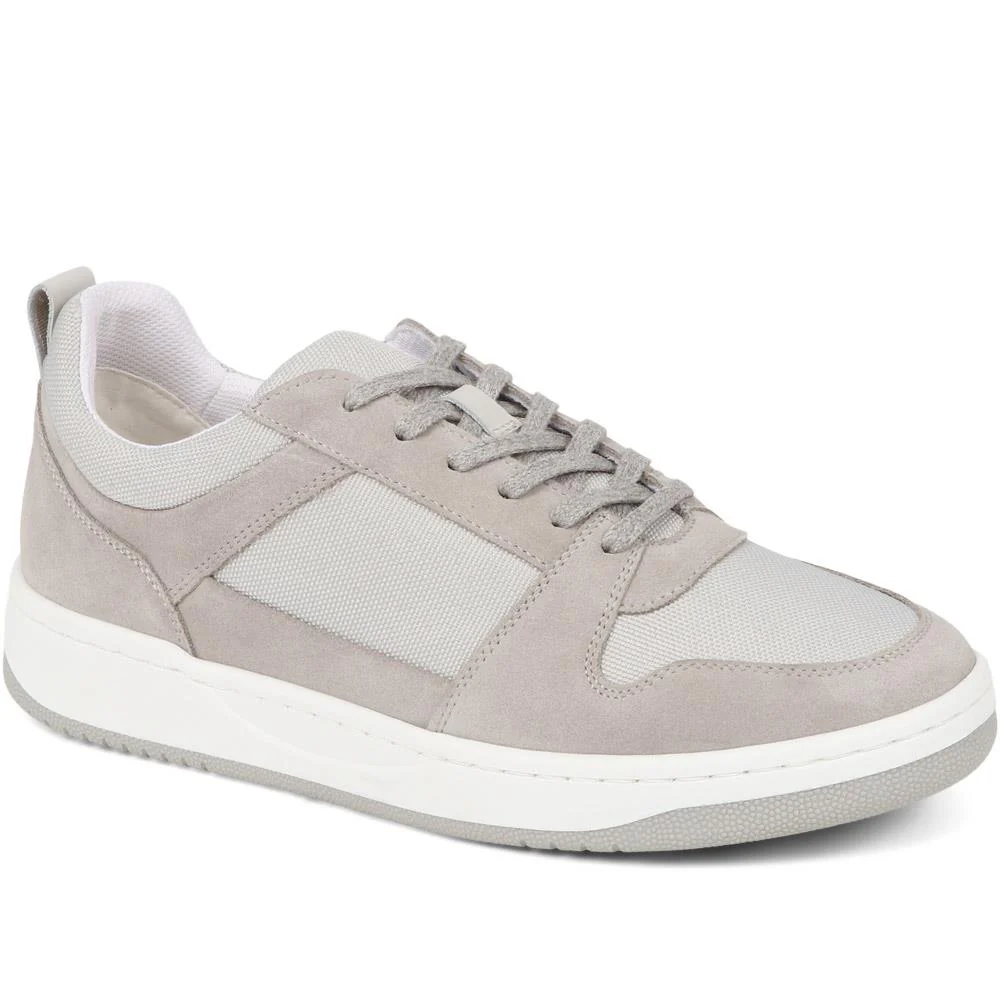 Stortford Lace-Up Trainers  - STORTFORD / 325 189 - Light Grey