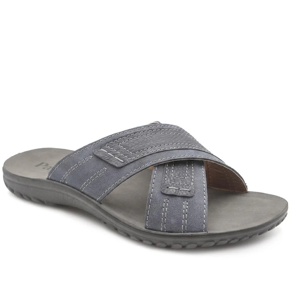 Strappy Cushioned Slip On Sandals - INB43016 / 329 217
