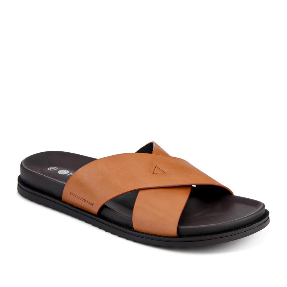 Strappy Leather Slides - JFOOT41009 / 327 467 - Image 2