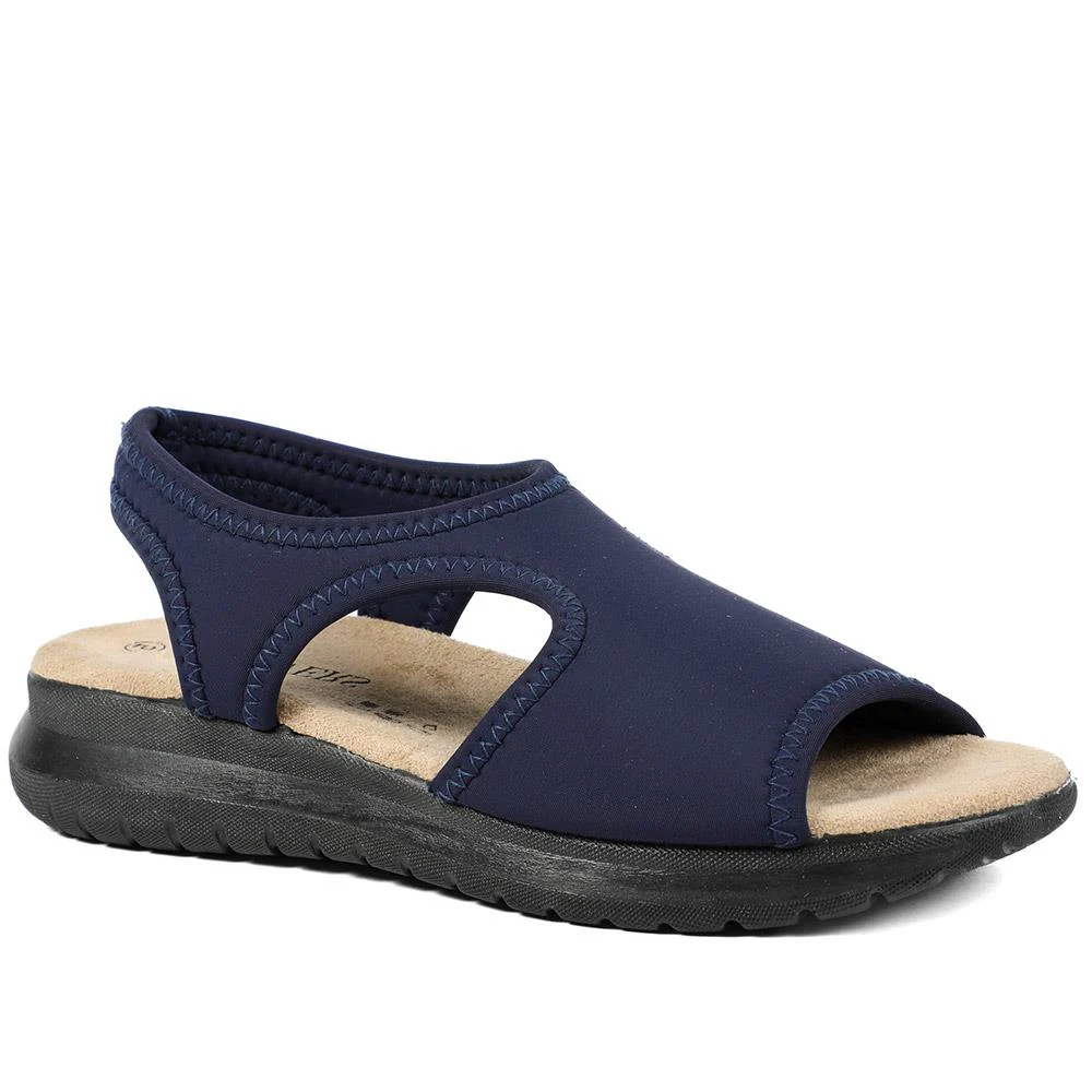 Stretch Comfort Sandals with Cushioned Insole - POLY43001 / 329 021 - Image 5