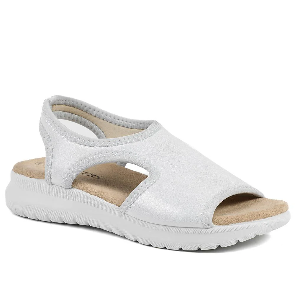 Stretch Comfort Sandals with Cushioned Insole - POLY43001 / 329 021 - Image 6