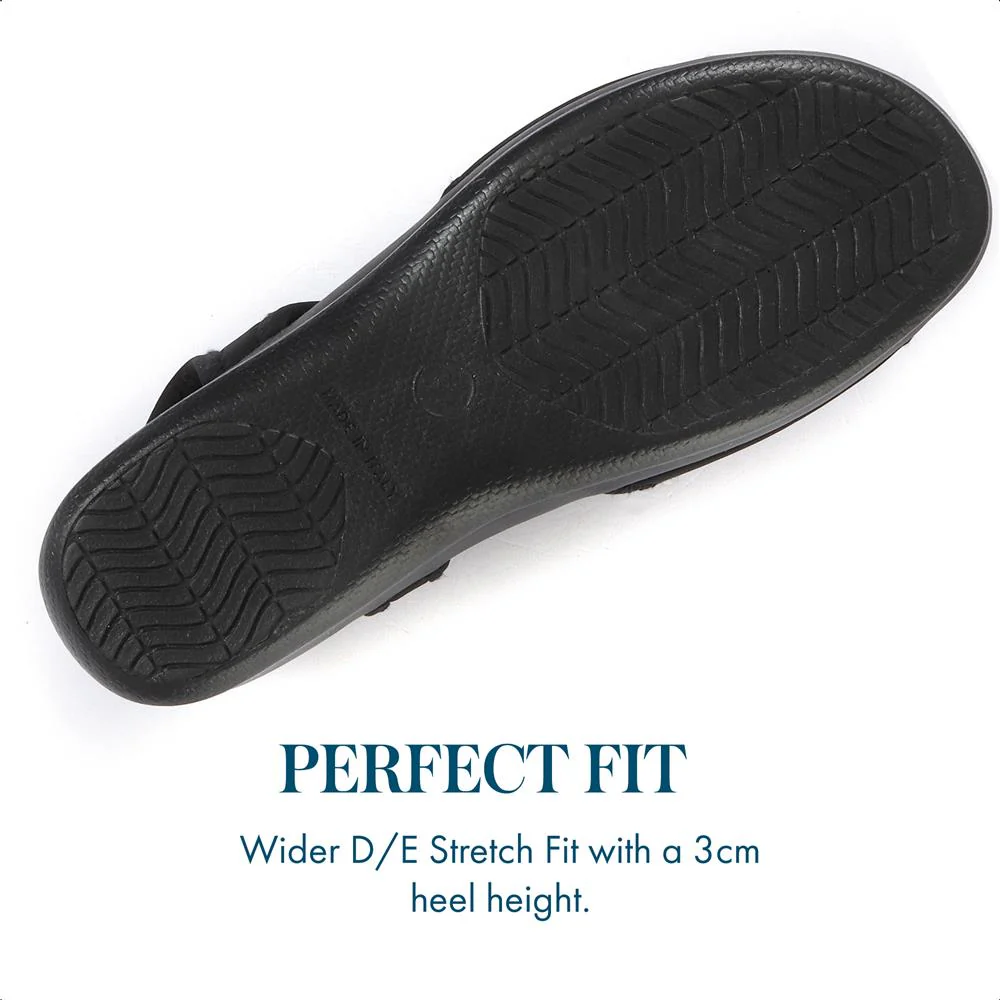 Stretch-Fit Sandals - POLY25000 / 309 521 - Black - Image 5